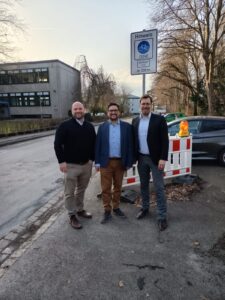 Dr. Fabian Horn, Bürgermeisterkandidat von FDP und CDU: Parkplätze an der Dauestraße markieren